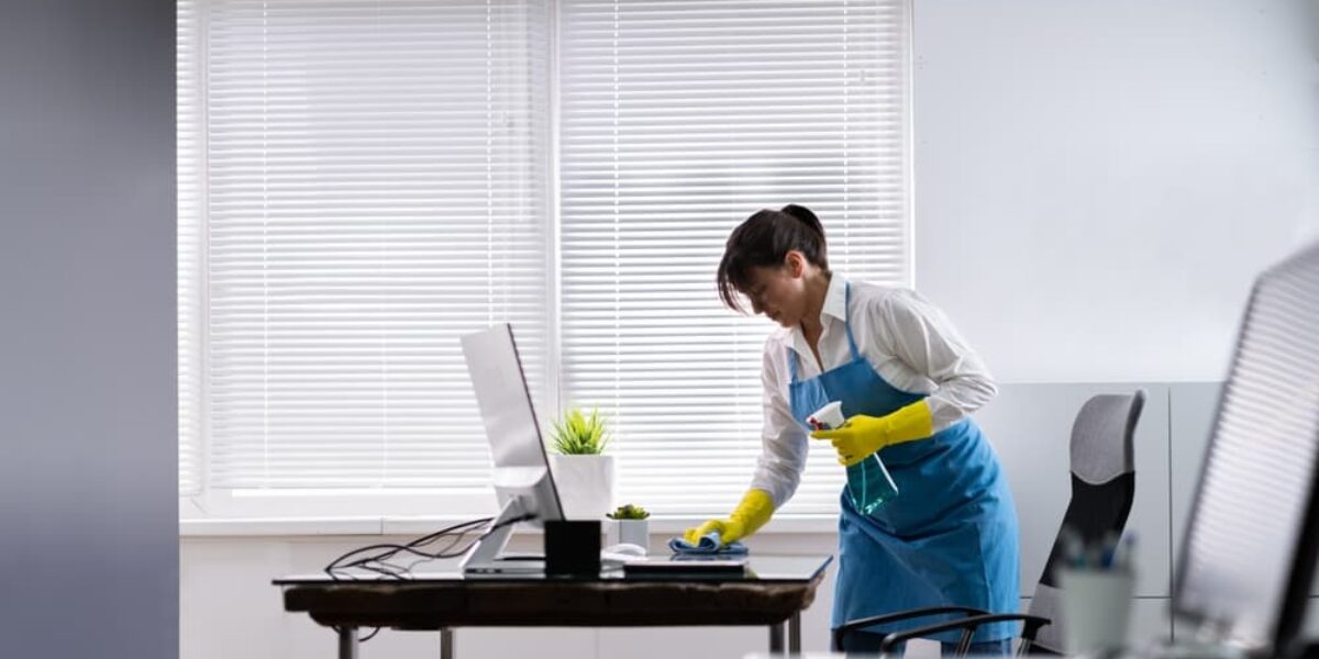 Which office common spaces need regular cleaning