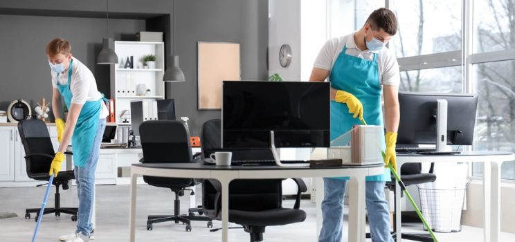 How can janitorial services prevent contagion
