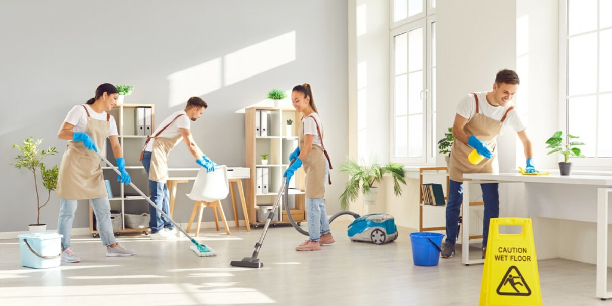 How do I work out my janitorial cleaning schedule