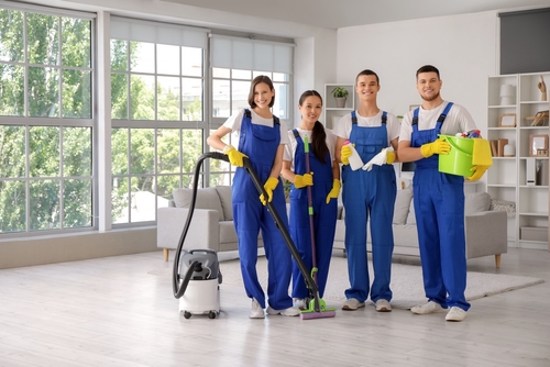 Who offers comprehensive office cleaning services in Logansport